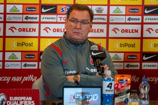 Jan Urban seen during Official press conference, PK, Pressekonferenz and training of Polish National football team before World Cup 2026 play off semifinal game against Albania (Kazimierz Koper Ball Raw Images) Warsaw PGE Narodowy Poland Copyright: xKazimierzxKoperx KAZ_POL_TRA_2-89
