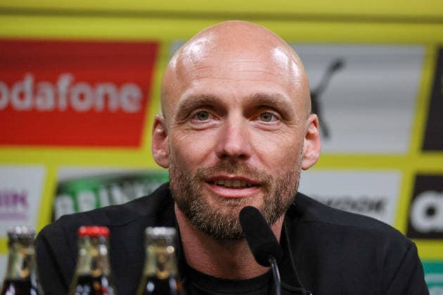 Dortmund, Germany March 25, 2026 Press conference Presentation of the new BVB sports director Ole Book In the picture The new BVB sports director Ole Book BVB at the press conference DFB regulations prohibit any use of photographs as image sequences and or quasi photo Copyright: HMBxMedia MadeleinexFantini