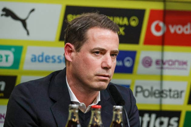 Dortmund, Germany March 25, 2026 Press conference presentation of the new BVB sports director Ole Book In the picture Managing Director Sport Lars Ricken BVB at the press conference for the presentation of the new sports director DFB regulations prohibit any use of photographs as image sequences and or quasi photo Copyright: HMBxMedia MadeleinexFantini