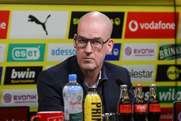 Dortmund, Germany March 25, 2026 Press conference presentation of the new BVB sports director Ole Book In the picture Managing Director Carsten Cramer BVB at the press conference for the presentation of the new sports director DFB regulations prohibit any use of photographs as image sequences and or quasi photo Copyright: HMBxMedia MadeleinexFantini