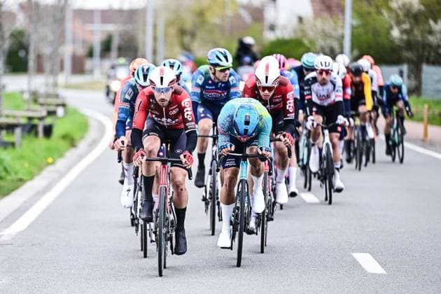 Belgian Vito Braet of Lotto-Intermarche pictured in action during the Ronde van Brugge men s elite one-day cycling race, 202,9 km from and to Brugge on Wednesday 25 March 2026. MAARTENxSTRAETEMANS  x168864660x