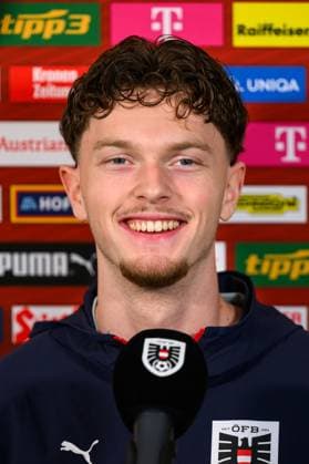 SOCCER - OEFB, training camp MARBELLA,SPAIN,25.MAR.26 - SOCCER - OEFB, Oesterreichischer Fussball-Bund, training camp, media event. Image shows Paul Wanner (AUT).  GEPAxpictures xChristianxMoser