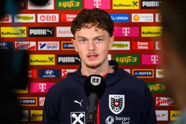 Football, Austrian national team, Press conference