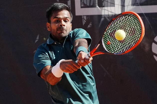 NAPOLI 24-03-2026 ATP, Tennis Herren CHALLENGER 125 -GUERRI NAPOLI TENNIS CUP 2026 Encounter Sumit Nagal (IND) VS Federico Bondioli (Ita) in the photo:Sumit Nagal Tennis Club Napoli. Copyright: xFOTOAGENZIAx