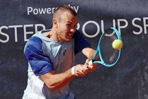 NAPOLI 25-03-2026 ATP, Tennis Herren CHALLENGER 125 -GUERRI NAPOLI TENNIS CUP 2026 Encounter Andrea Pellegrino (ITA) VS Vitaliy Sachko (UKR) in the photo:Vitaliy Sachko , Tennis Club Napoli. Copyright: xFOTOAGENZIAx