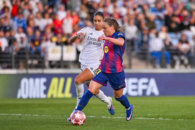 March 25, 2026, Madrid, Madrid, Spain: EWA PAJOR of FC Barcelona, Barca Femenino in action during the Women s Champions League match REAL MADRID FEMENINO Vs FUTBOL CLUB BARCELONA on march 25, 2026, Valdebebas, Madrid, Spain. Madrid Spain - ZUMAc312 20260325_zsp_c312_027 Copyright: xOscarxManuelxSanchezx