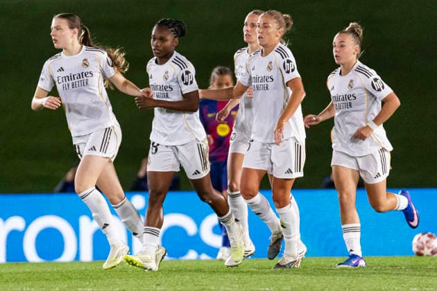 Real Madrid CF v FC Barcelona UEFA Women s Champions League 2025 26 UEFA Women s Champions League 2025 26 First match between Real Madrid C F and FC Barcelona at Estadio Alfredo Di Stefano on March 25, 2026 in Madrid, Spain Valdebebas Estadio Alfredo Di Stefano Madrid Madrid Madrid Madrid Spain Copyright: xALEJANDROxMATIASx