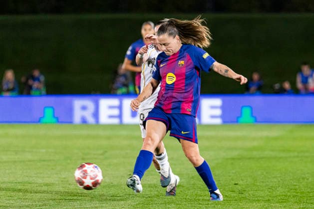 Real Madrid CF v FC Barcelona UEFA Women s Champions League 2025 26 UEFA Womens Champions League 2025 26 First match between Real Madrid C F and FC Barcelona at Estadio Alfredo Di Stefano on March 25, 2026 in Madrid, Spain Valdebebas Estadio Alfredo Di Stefano Madrid Madrid Madrid Madrid Madrid Spain Copyright: xALEJANDROxMATIASx