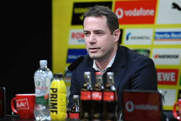 Soccer 1 Bundesliga Presentation of Nils Ole Book at Borussia Dortmund on 25 03 2026 at Signal Iduna Park in Dortmund Lars Ricken Managing Director Sport Dortmund xRx