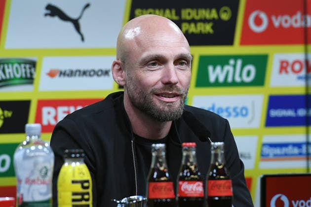 Soccer 1 Bundesliga Presentation of Nils Ole Book at Borussia Dortmund on 25 03 2026 at Signal Iduna Park in Dortmund Nils Ole Book Sports Director Dortmund xRx