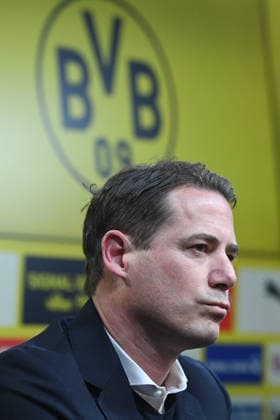 Soccer 1 Bundesliga Presentation of Nils Ole Book at Borussia Dortmund on 25 03 2026 at Signal Iduna Park in Dortmund Lars Ricken Managing Director Sport Dortmund xRx