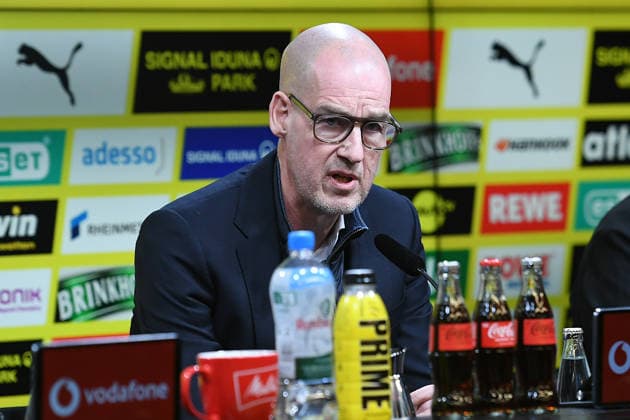 Soccer 1 Bundesliga Presentation of Nils Ole Book at Borussia Dortmund on 25 03 2026 at Signal Iduna Park in Dortmund Carsten Kramer Spokesman of the Management Dortmund xRx
