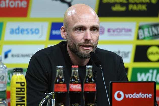 Soccer 1 Bundesliga Presentation of Nils Ole Book at Borussia Dortmund on 25 03 2026 at Signal Iduna Park in Dortmund Nils Ole Book Sports Director Dortmund xRx