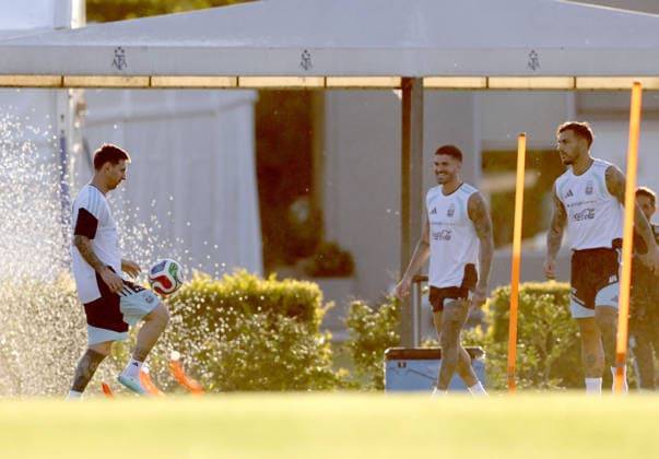 Argentina National Team training Photo FOTOBAIRES Copyright: xxx