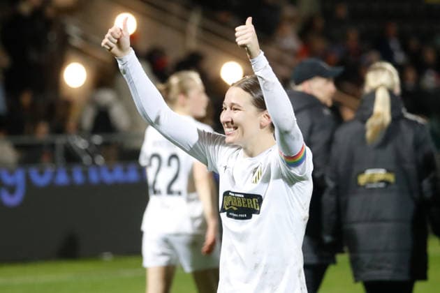 Frankfurt, Germany March 25, 2026 UEFA Womens Europa Cup 2025 2026 semi-final Eintracht Frankfurt vs BK Häcken Pictured Tabby Tindell BK Stadion am Bretanobad Hessen Copyright: xFotostandx xvanxderxVeldenx