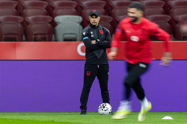 WARSZAWA 25.03.2026 TRENING REPREZENTACJI ALBANII --- ALBANIA FOOTBALL national team, Nationalteam TRAINING SESSION IN WARSAW SYLVINHO FOT. PIOTR KUCZA FOTOPYK NEWSPIX.PL --- newspix.pl POLAND OUT! 