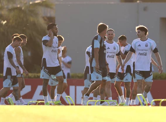 Argentina National Team training Photo FOTOBAIRES Copyright: xxx