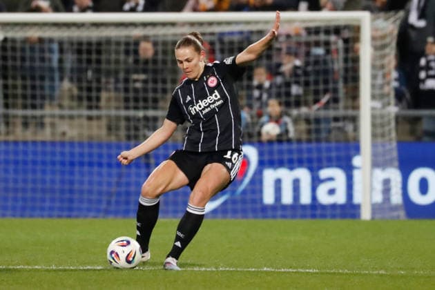 Frankfurt, Germany March 25, 2026 UEFA Womens Europa Cup 2025 2026 semi-final Eintracht Frankfurt vs BK Häcken In the picture Marthine Ostenstad SGE Stadion am Bretanobad Hessen Copyright: xFotostandx xvanxderxVeldenx