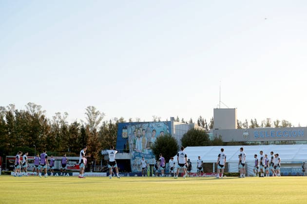 Argentina National Team training Photo FOTOBAIRES Copyright: xxx