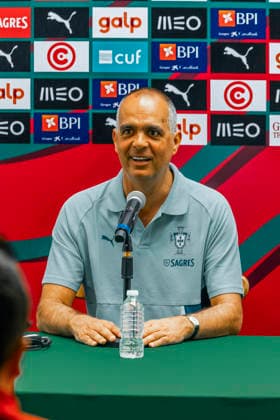 PORTUGAL NATIONAL TEAM PRESS CONFERENCE PORTUGAL NATIONAL TEAM PRESS CONFERENCE 25032026 CANCUN, QUINTANA ROO Photo of Spanish Roberto Martinez, coach of the Portugal National Soccer team, during a press conference at Cancun, Quintana Roo, Mexico prior to their friendly game against Mexico in the reopening of the Estadio Azteca of Mexico City Photo of Spanish Roberto Martinez, coach of the Portugal National Soccer team, during a press conference at Cancun, Quintana Roo, Mexico prior to the reopening of the Estadio Azteca of Mexico City PHOTO BY IMAGENSHOP CANCUN QUINTANA ROO MEXICO Copyright: xMIKIOxWATANABEx