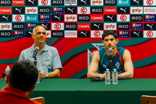 Football, Portugal national team, Press conference and training