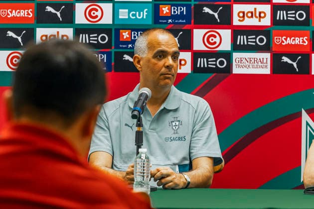 PORTUGAL NATIONAL TEAM PRESS CONFERENCE PORTUGAL NATIONAL TEAM PRESS CONFERENCE 25032026 CANCUN, QUINTANA ROO Photo of Spanish Roberto Martinez, coach of the Portugal National Soccer team, during a press conference at Cancun, Quintana Roo, Mexico prior to their friendly game against Mexico in the reopening of the Estadio Azteca of Mexico City Photo of Spanish Roberto Martinez, coach of the Portugal National Soccer team, during a press conference at Cancun, Quintana Roo, Mexico prior to the reopening of the Estadio Azteca of Mexico City PHOTO BY IMAGENSHOP CANCUN QUINTANA ROO MEXICO Copyright: xMIKIOxWATANABEx