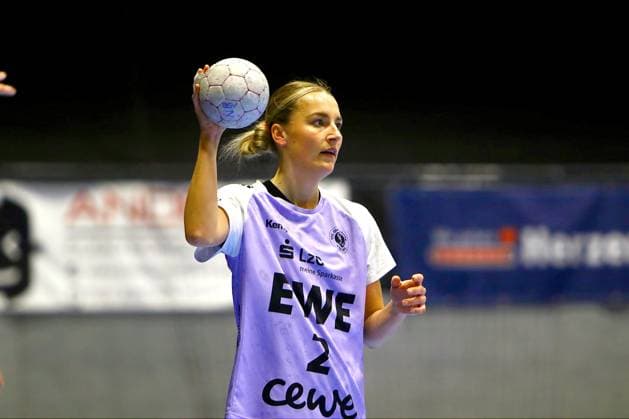 Lisa Borutta Oldenburg Handball Women 1 Bundesliga 2025 26 BSV Sachsen Zwickau VfL Oldenburg 25 25 on 25 3 2026 in the Sparkassen Arena Zwickau BSV Sachsen Zwickau VfL Oldenburg
