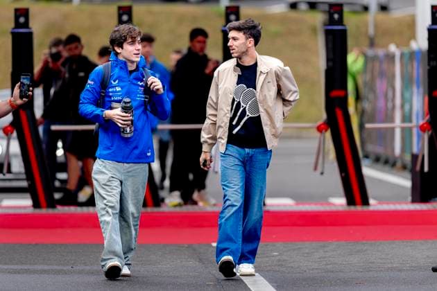 SUZUKA Formula 1 driver Pierre Gasly of BWT Alpine F1 Team, Formula 1 driver Franco Colapinto of BWT Alpine F1 Team during the Formula 1 Japan Suzuka media day at the Suzuka Formula 1 circuit on March 26, 2025 in Suzuka, Japan Photo by DeFodi Images