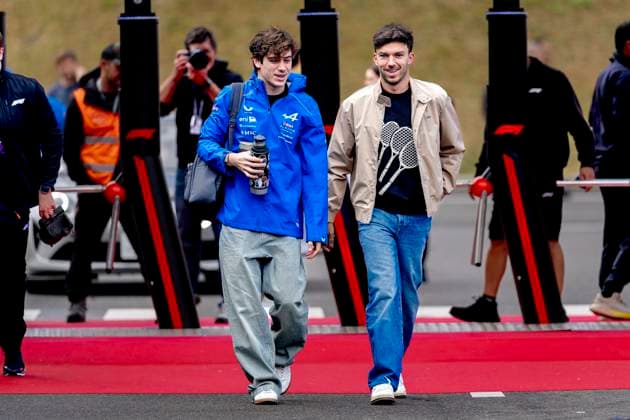 SUZUKA Formula 1 driver Pierre Gasly of BWT Alpine F1 Team, Formula 1 driver Franco Colapinto of BWT Alpine F1 Team during the Formula 1 Japan Suzuka media day at the Suzuka Formula 1 circuit on March 26, 2025 in Suzuka, Japan Photo by DeFodi Images