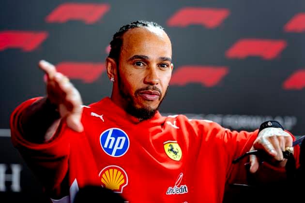 SUZUKA Formula 1 driver Lewis Hamilton of Scuderia Ferrari HP during the Formula 1 Japan Suzuka media day at the Suzuka Formula 1 circuit on March 26, 2025 in Suzuka, Japan Photo by DeFodi Images