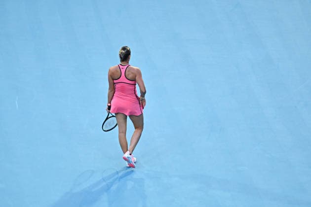 Itau Miami Tennis Open - Aryna Sabalenka Aryna Sabalenka (RUS) during her quarter final round match at the Itau Miami Tennis Open in Miami , USA, on March 25, 2026. Photo by Corinne Dubreuil ABACAPRESS.COM Miami United States  Copyright: xDubreuilxCorinne ABACAx