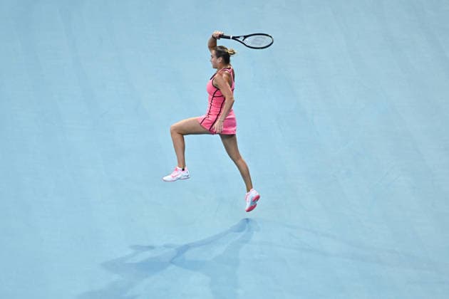 Itau Miami Tennis Open - Aryna Sabalenka Aryna Sabalenka (RUS) during her quarter final round match at the Itau Miami Tennis Open in Miami , USA, on March 25, 2026. Photo by Corinne Dubreuil ABACAPRESS.COM Miami United States  Copyright: xDubreuilxCorinne ABACAx