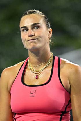 Itau Miami Tennis Open - Aryna Sabalenka Aryna Sabalenka (RUS) during her quarter final round match at the Itau Miami Tennis Open in Miami , USA, on March 25, 2026. Photo by Corinne Dubreuil ABACAPRESS.COM Miami United States  Copyright: xDubreuilxCorinne ABACAx