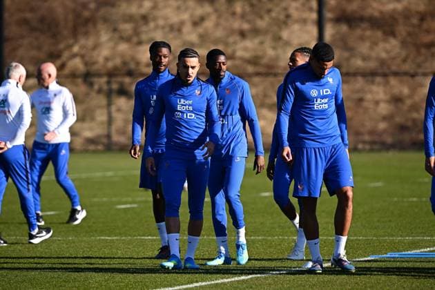 Football, France national team, Training
