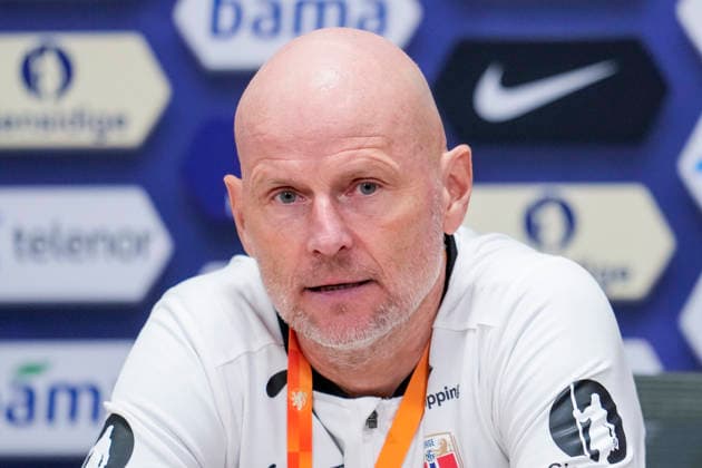 Men s national football team, press conference with national team manager Stale Solbakken Amsterdam , Netherlands 20260326 Norway s national team manager Staale Solbakken during a press conference with the Norwegian men s national football team at Johan Cruijff Arena Photo Fredrik Varfjell NTB Amsterdam Netherlands EDITORIAL USE ONLY RESTRICTED USE FOR BETTING COMPANIES  Copyright: xFredrikxVarfjellx xNTBx
