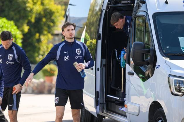 SOCCER - AUT vs GHA, test match MARBELLA,SPAIN,26.MAR.26 - SOCCER - OEFB international test match, Austria vs Ghana, preview, training Team AUT. Image shows Stefan Posch (AUT).  GEPAxpictures xChristianxMoser
