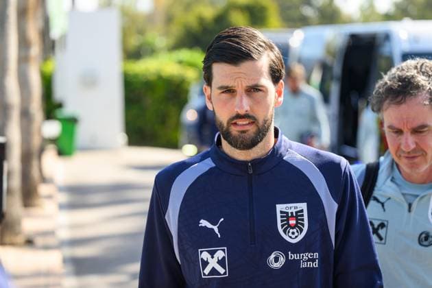 SOCCER - AUT vs GHA, test match MARBELLA,SPAIN,26.MAR.26 - SOCCER - OEFB international test match, Austria vs Ghana, preview, training Team AUT. Image shows Florian Grillitsch (AUT).  GEPAxpictures xChristianxMoser