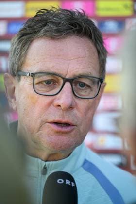 SOCCER - AUT vs GHA, test match MARBELLA,SPAIN,26.MAR.26 - SOCCER - OEFB international test match, Austria vs Ghana, preview, training Team AUT. Image shows head coach Ralf Rangnick (AUT) during an interview.  GEPAxpictures xChristianxMoser