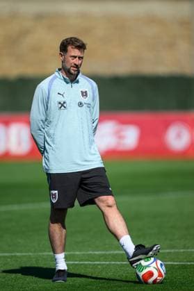 SOCCER - AUT vs GHA, test match MARBELLA,SPAIN,26.MAR.26 - SOCCER - OEFB international test match, Austria vs Ghana, preview, training Team AUT. Image shows assistant coach Lars Kornetka (AUT).  GEPAxpictures xChristianxMoser