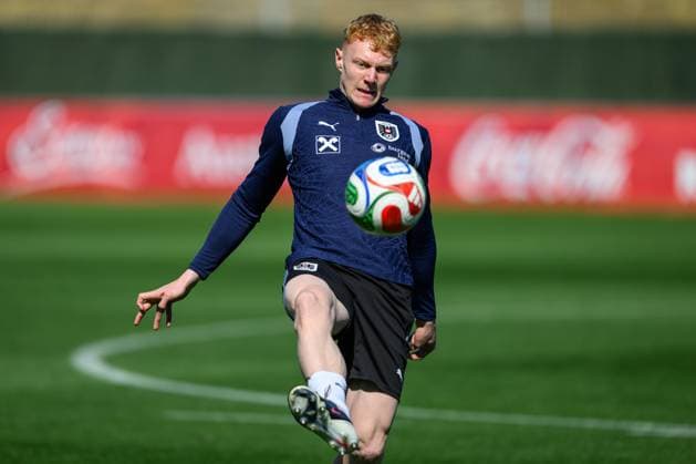 SOCCER - AUT vs GHA, test match MARBELLA,SPAIN,26.MAR.26 - SOCCER - OEFB international test match, Austria vs Ghana, preview, training Team AUT. Image shows Nicolas Seiwald (AUT).  GEPAxpictures xChristianxMoser