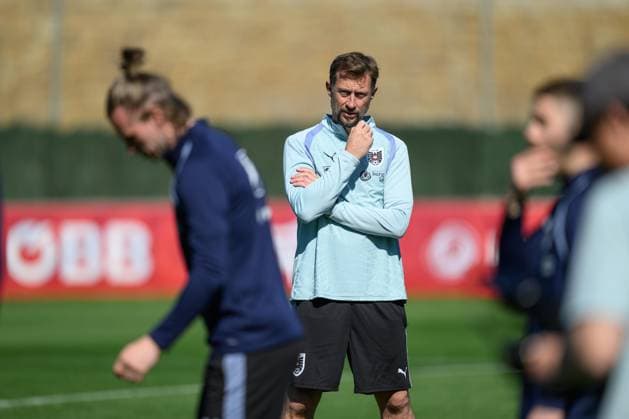 SOCCER - AUT vs GHA, test match MARBELLA,SPAIN,26.MAR.26 - SOCCER - OEFB international test match, Austria vs Ghana, preview, training Team AUT. Image shows assistant coach Lars Kornetka (AUT).  GEPAxpictures xChristianxMoser