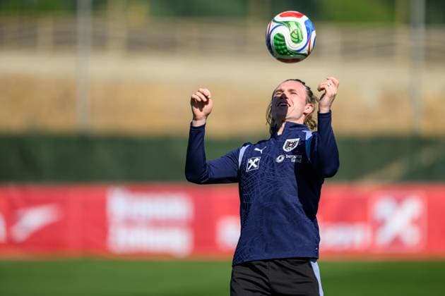 SOCCER - AUT vs GHA, test match MARBELLA,SPAIN,26.MAR.26 - SOCCER - OEFB international test match, Austria vs Ghana, preview, training Team AUT. Image shows Patrick Wimmer (AUT).  GEPAxpictures xChristianxMoser