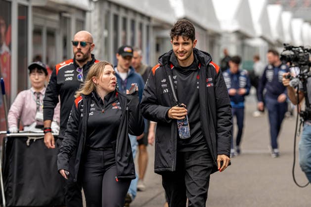 SUZUKA, JAPAN: Esteban Ocon, racing for the Haas F1 team during the 2026 Formula 1 Japanese Grand Prix at the Suzuka International Racing Course in Suzuka, Japan