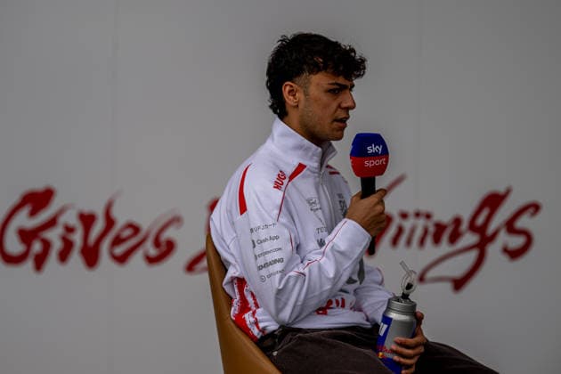 SUZUKA, JAPAN: Arvid Lindblad, racing for the Racing Bulls team during the 2026 Formula 1 Japanese Grand Prix at the Suzuka International Racing Course in Suzuka, Japan