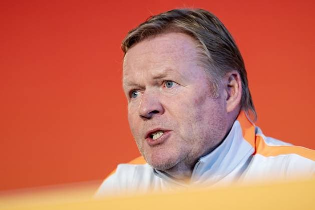 ZEIST - Netherlands national team, Nationalteam coach Ronald Koeman looks ahead to the friendly match against Norway. ROBIN VAN LONKHUIJSEN ANP xVIxANPxSportx xxANPxIVx 554389535 originalFilename: 554389535.jpg