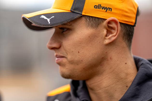 SUZUKA, JAPAN: Lando Norris, racing for the McLaren F1 team during the 2026 Formula 1 Japanese Grand Prix at the Suzuka International Racing Course in Suzuka, Japan