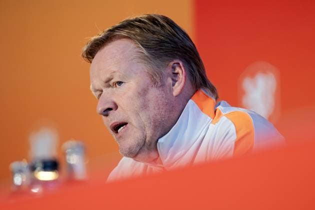 ZEIST - Netherlands national team, Nationalteam coach Ronald Koeman looks ahead to the friendly match against Norway. ROBIN VAN LONKHUIJSEN ANP xVIxANPxSportx xxANPxIVx 554389711 originalFilename: 554389711.jpg