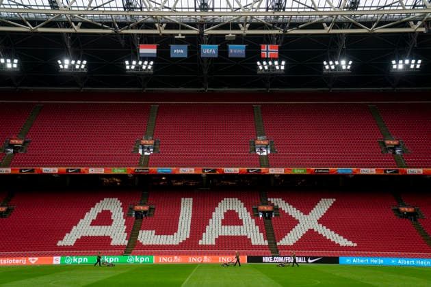 Training with the Norwegian men s national football team Amsterdam , Netherlands 20260326 Lawnmowers on the pitch during a training session with the Norwegian men s national football team at Johan Cruijff ArenA Photo Fredrik Varfjell NTB Amsterdam Netherlands EDITORIAL USE ONLY RESTRICTED USE FOR BETTING COMPANIES  Copyright: xFredrikxVarfjellx xNTBx