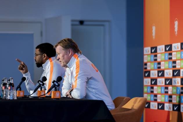 ZEIST - Netherlands national team, Nationalteam coach Ronald Koeman looks ahead to the friendly match against Norway. ROBIN VAN LONKHUIJSEN ANP xVIxANPxSportx xxANPxIVx 554390166 originalFilename: 554390166.jpg