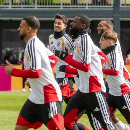 Report 26 03 2026 Final training session of the German mens national team in Herzogenaurach before the match against Switzerland Warm-up Herzogenaurach Bavaria Germany